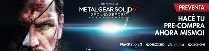 PREVENTA Metal Gear Solid V Ground Zeroes